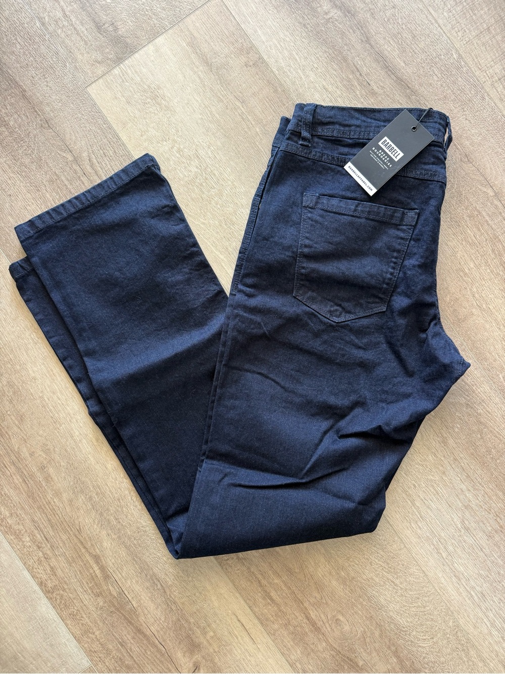NWT BARBELL BOOT CUT ATHLETIC FIT JEANS